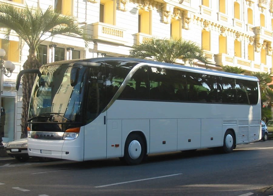 Coach hire in The Hague with a modern touring coach for group transportation