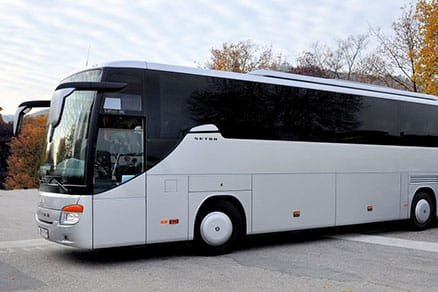 Coach hire in The Hague with a modern touring coach for group transportation